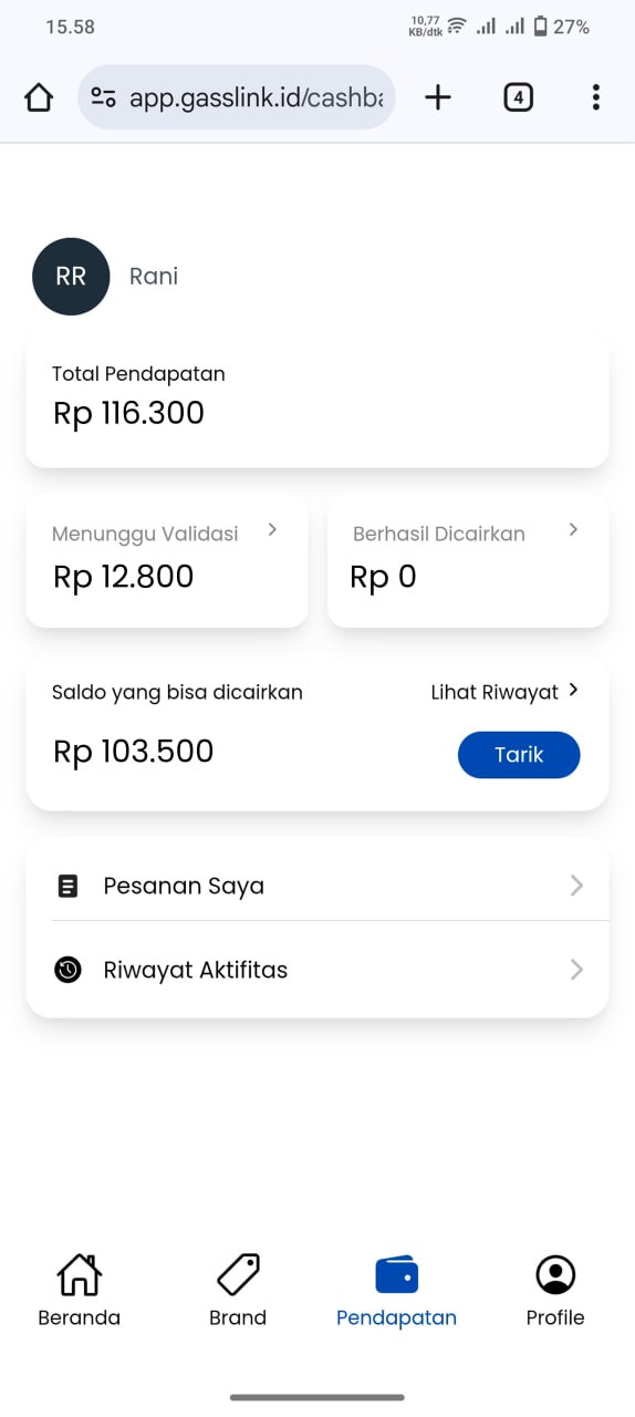 Testimonial Screenshot